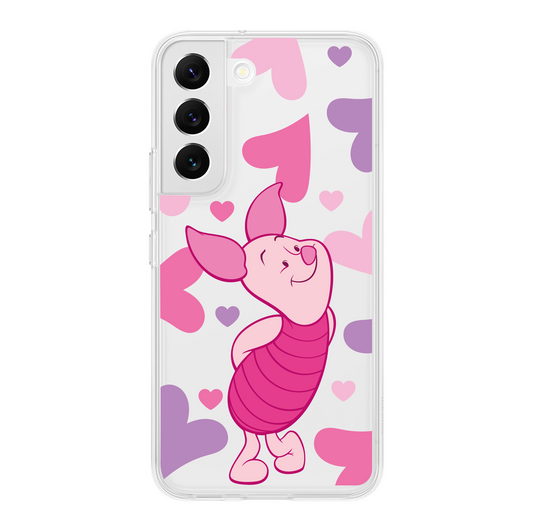 Piglet Corazones Rosados