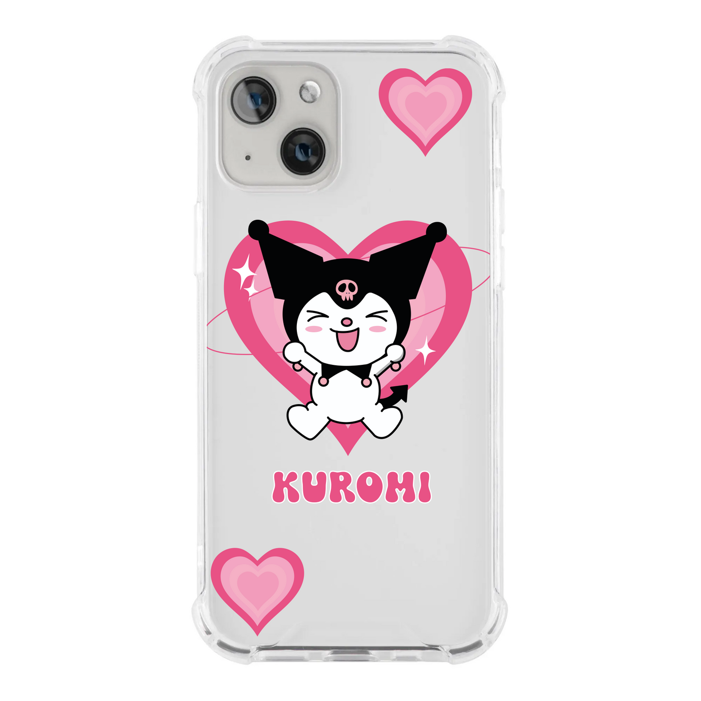 Kuromi Feliz Rosado