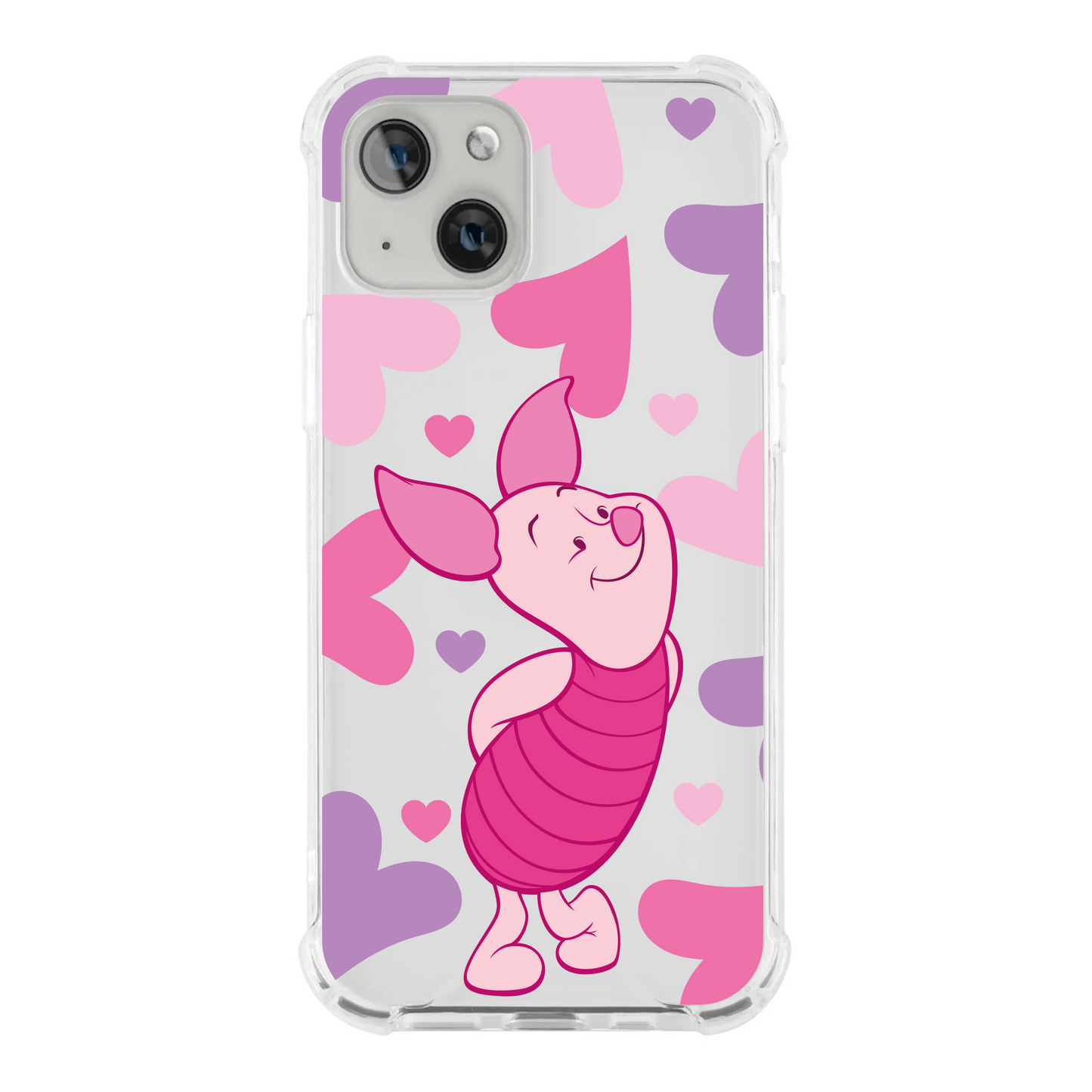 Piglet Corazones Rosados