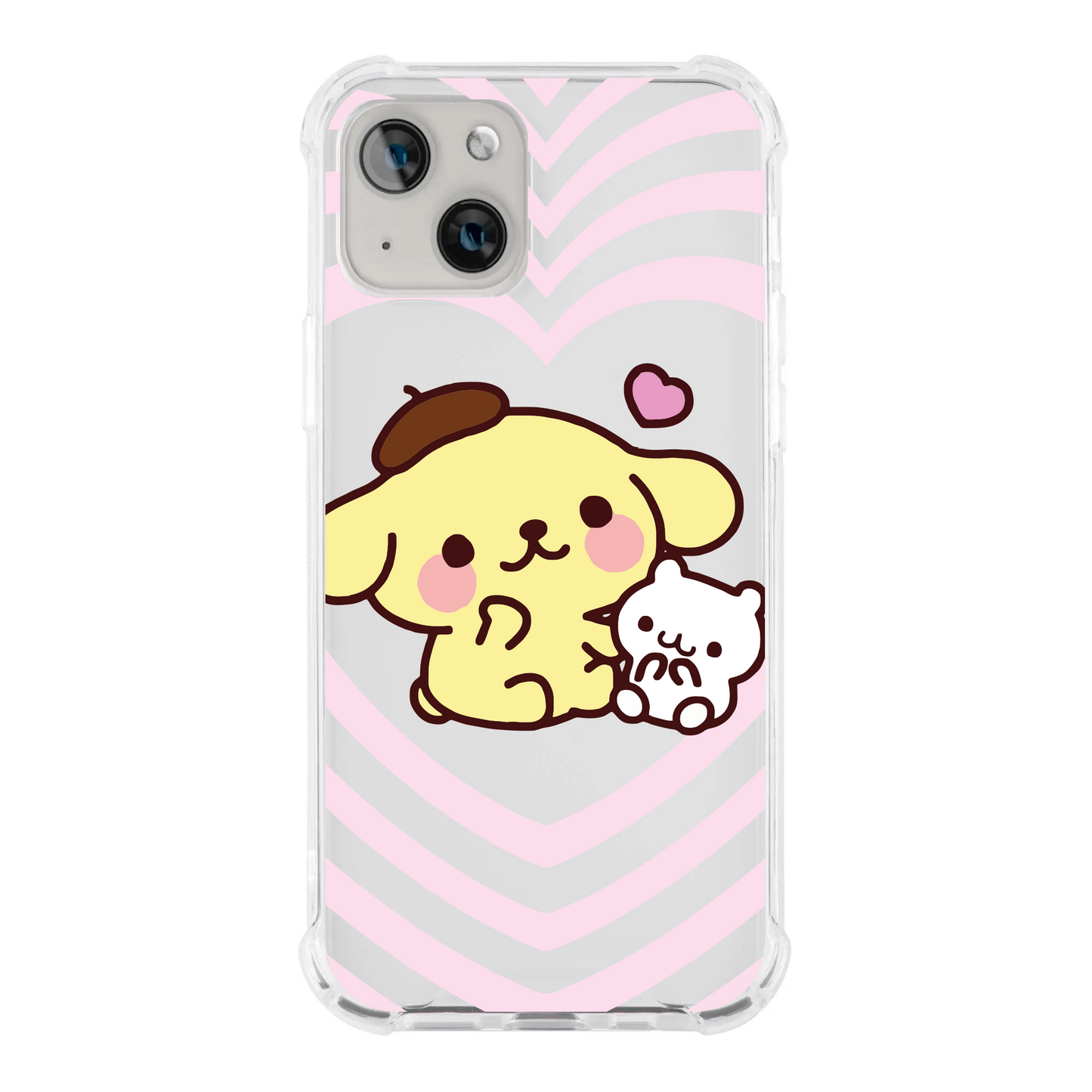 Pompompurin y su Gatito Corazón