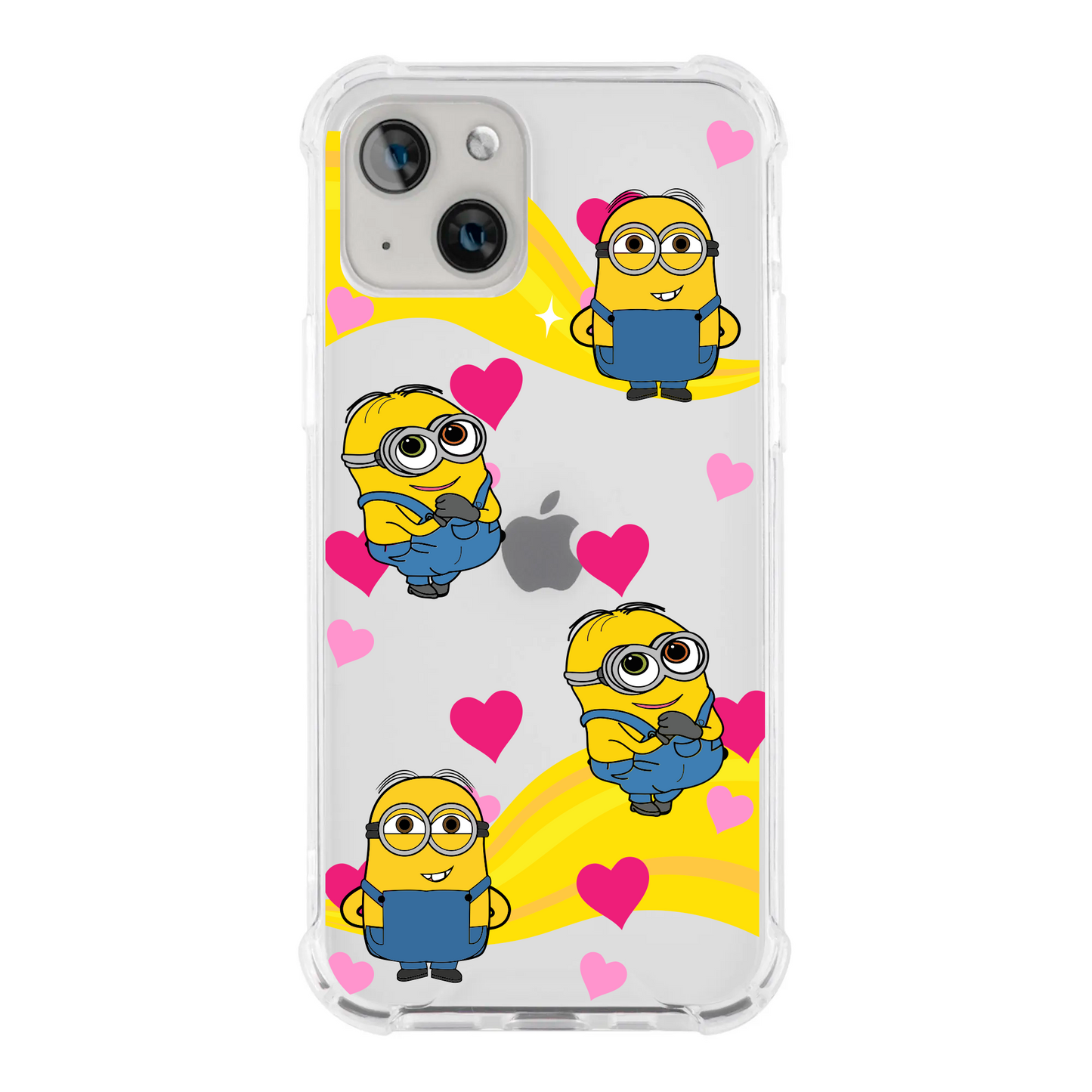 iPhone Minions Corazones