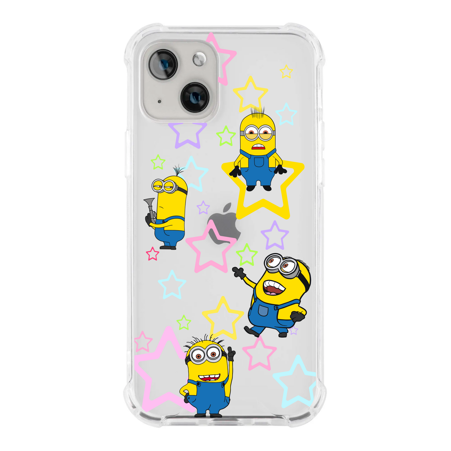 iPhone Minions Estrellas de Colores