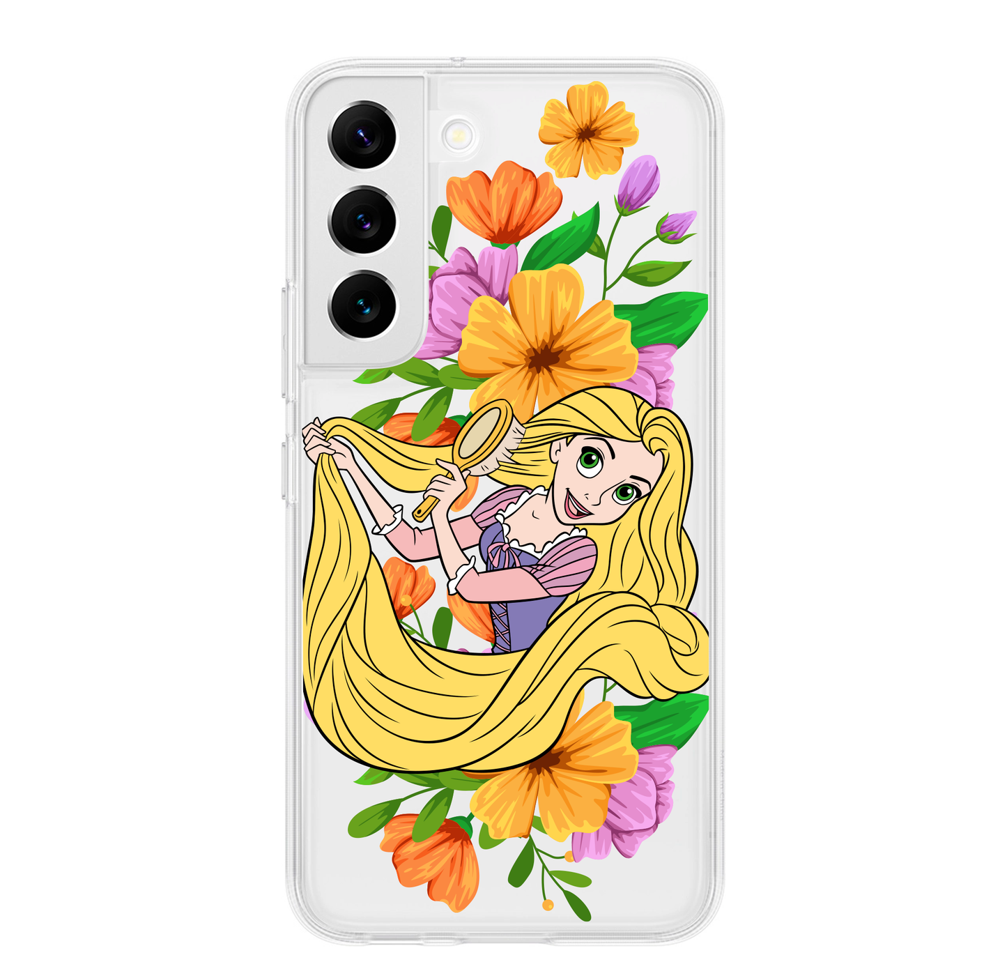 Samsung Enredados Rapunzel Varias Rosas Coloridas