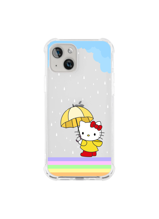 Hello Kitty en la Lluvia