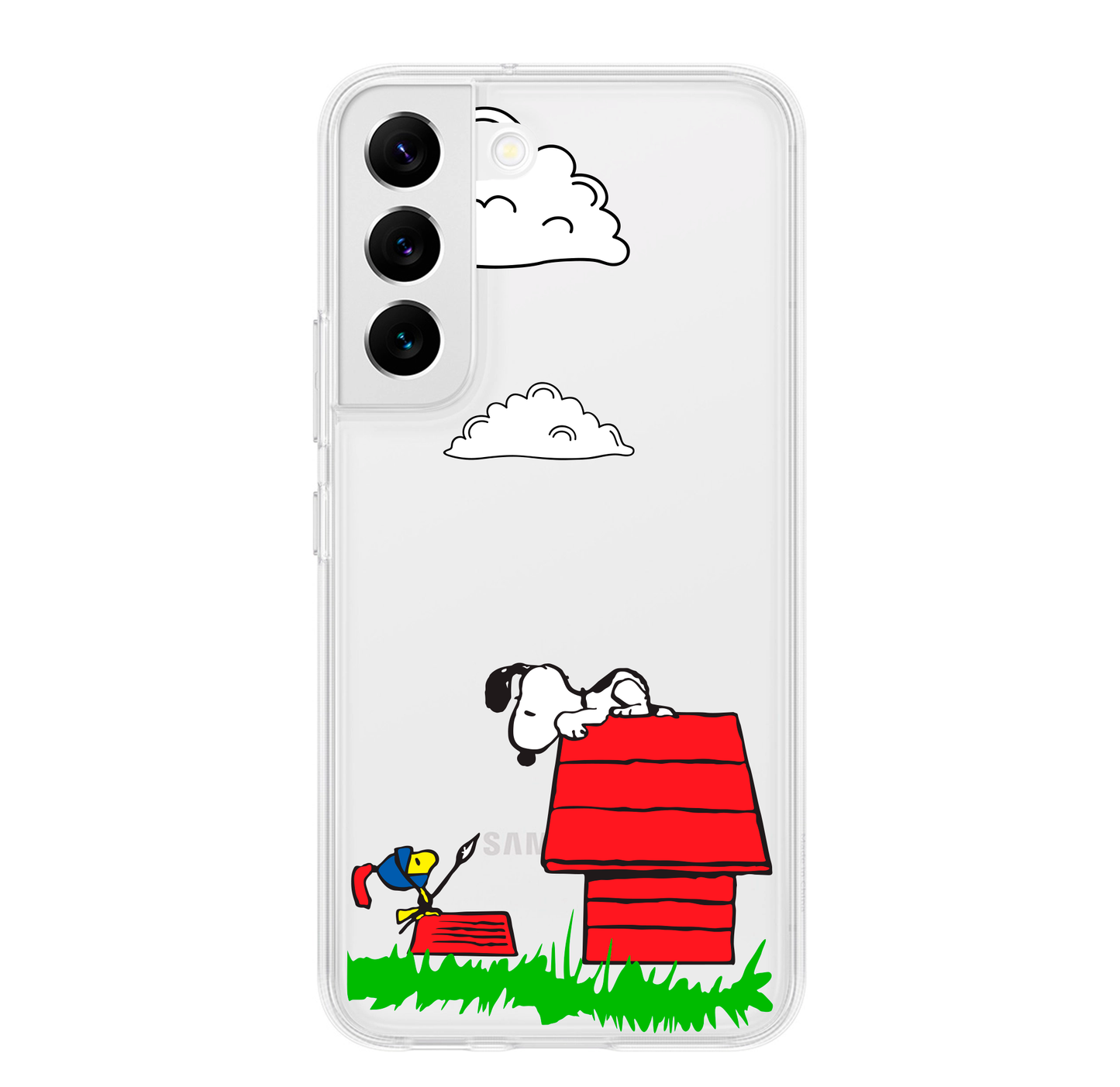 Snoopy y Woodstock en su Casita