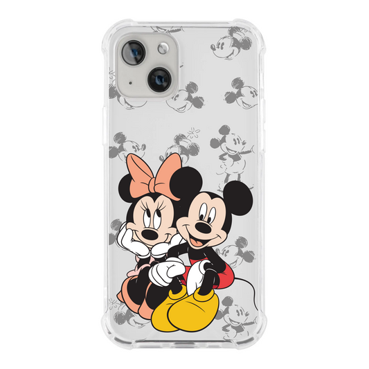 Minnie y Mickey Sentados